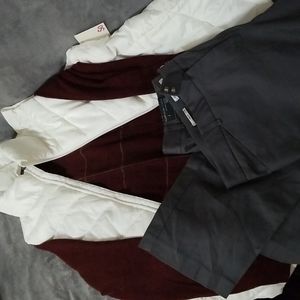 Sonoma White Puffer Vest - Large